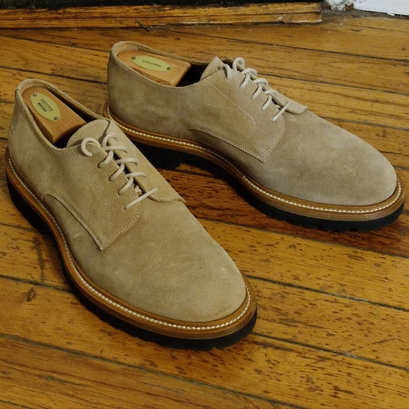 Paul Stuart Size 8 1/2 Hunter Suede Lace Up Derby